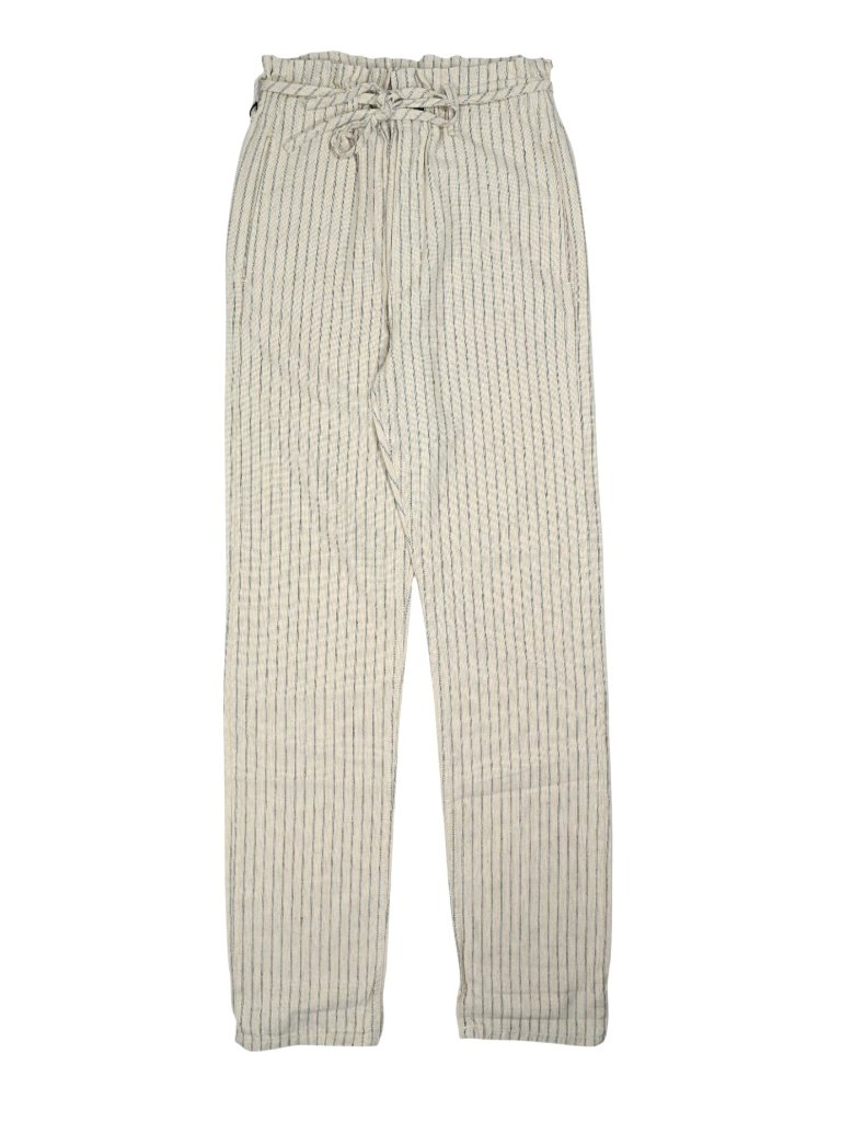 Rag & Bone Tie Straight Leg Pants In Natural